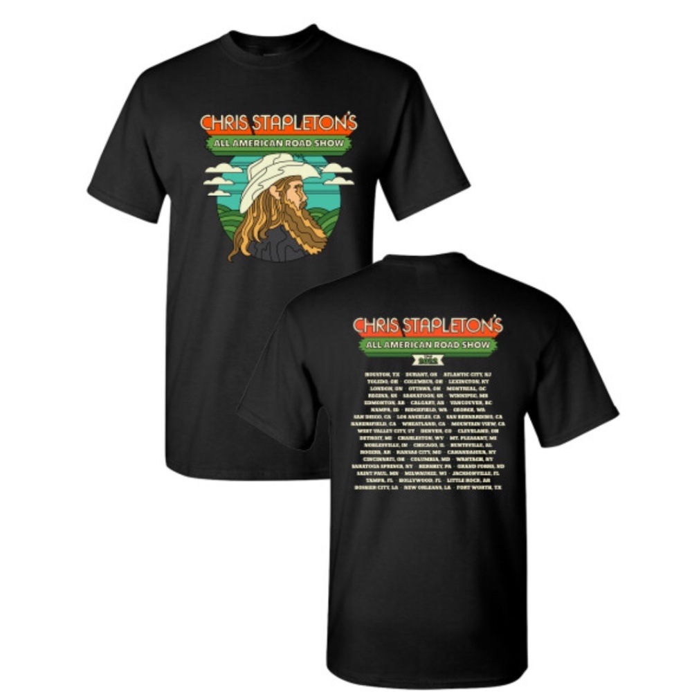 Chris Stapleton All American Road Show 2022 Official Tour Shirt
